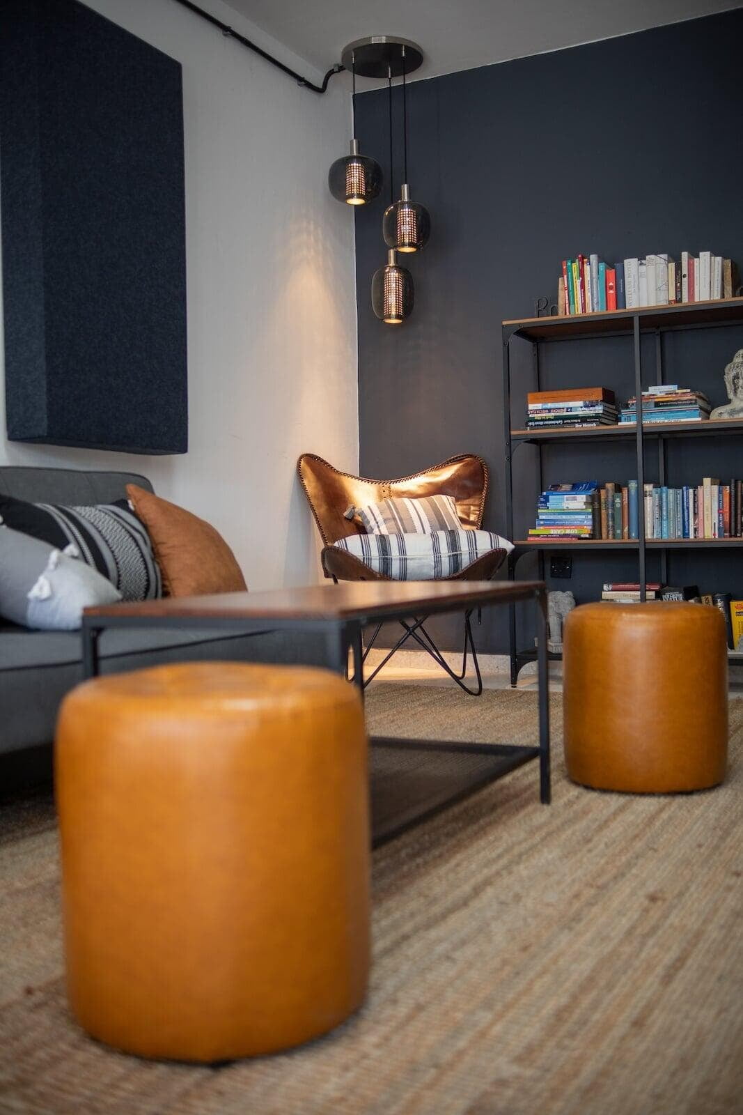 MINDZ outdoor terrace with greenery